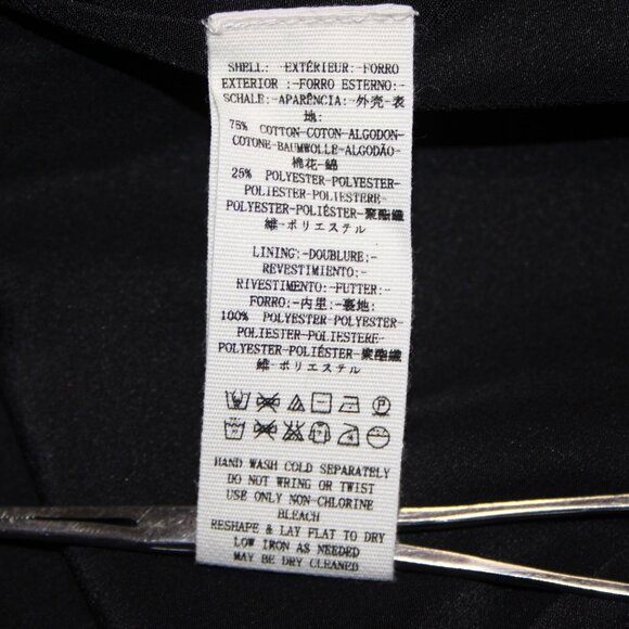 Free People Dress Sz 4 Black Beaded V Neck Lined Cotton Polyester Dress - Picture 12 of 15